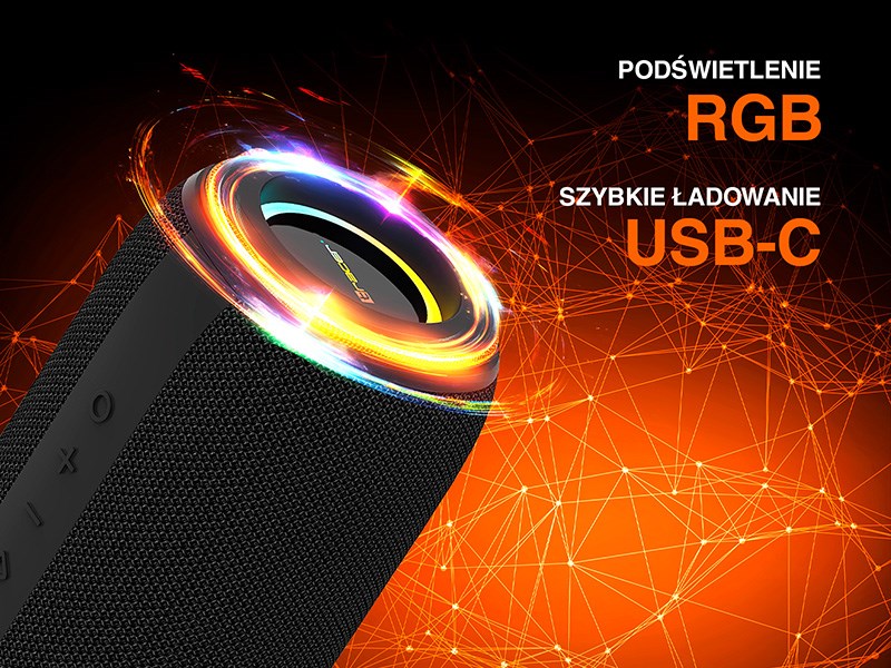 Tracer XtremeBeat Lite TWS Portable Bluetooth Speaker Black 10 W Tracer XtremeBeat Lite TWS Portable Bluetooth Speaker Black 10 W