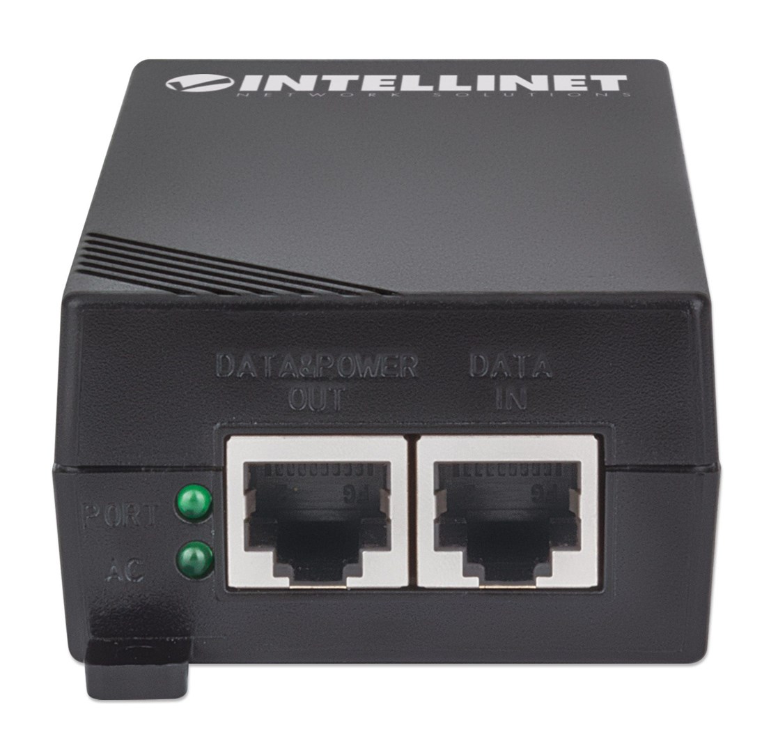 Intellinet Gigabit High-Power PoE+ Injector,1 x 30 W Port, IEEE 802.3at/af Compliant, Plastic Housing Intellinet Gigabit High-Power PoE+ Injector,1 x 30 W Port, IEEE 802.3at/af Compliant, Plastic Housing