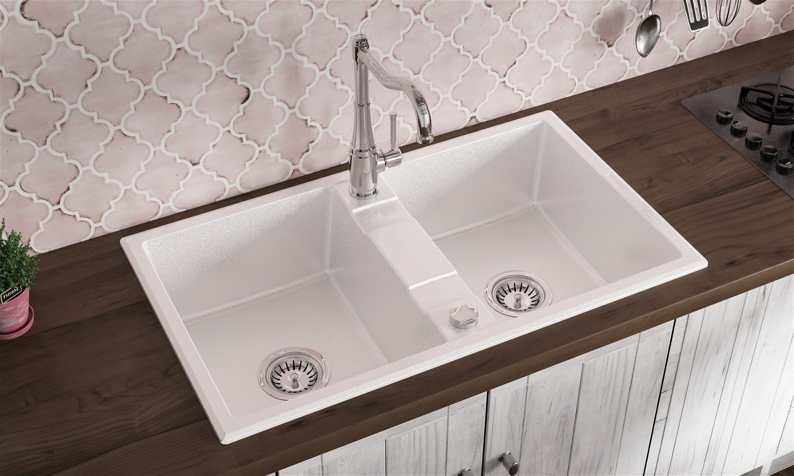 2-bowl granite sink 2-bowl granite sink