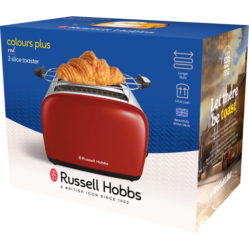 Russell Hobbs 26551-56 6 2 slice(s) 1600 W Red, Silver Russell Hobbs 26551-56 6 2 slice(s) 1600 W Red, Silver
