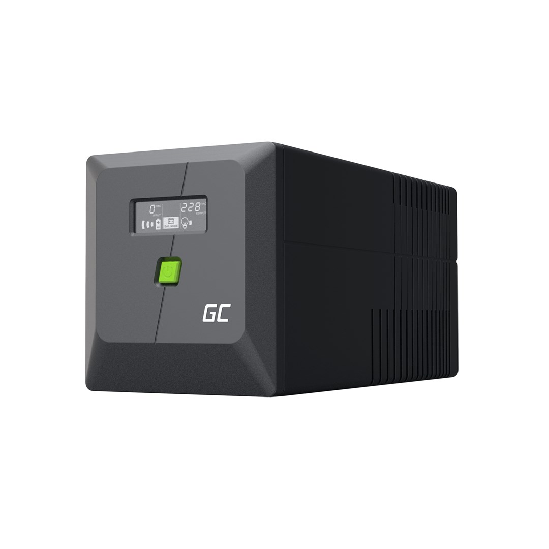 Green Cell uninterruptible power supply (UPS) Line-Interactive 1 kVA 600 W 4 AC outlet(s) Green Cell uninterruptible power supply (UPS) Line-Interactive 1 kVA 600 W 4 AC outlet(s)