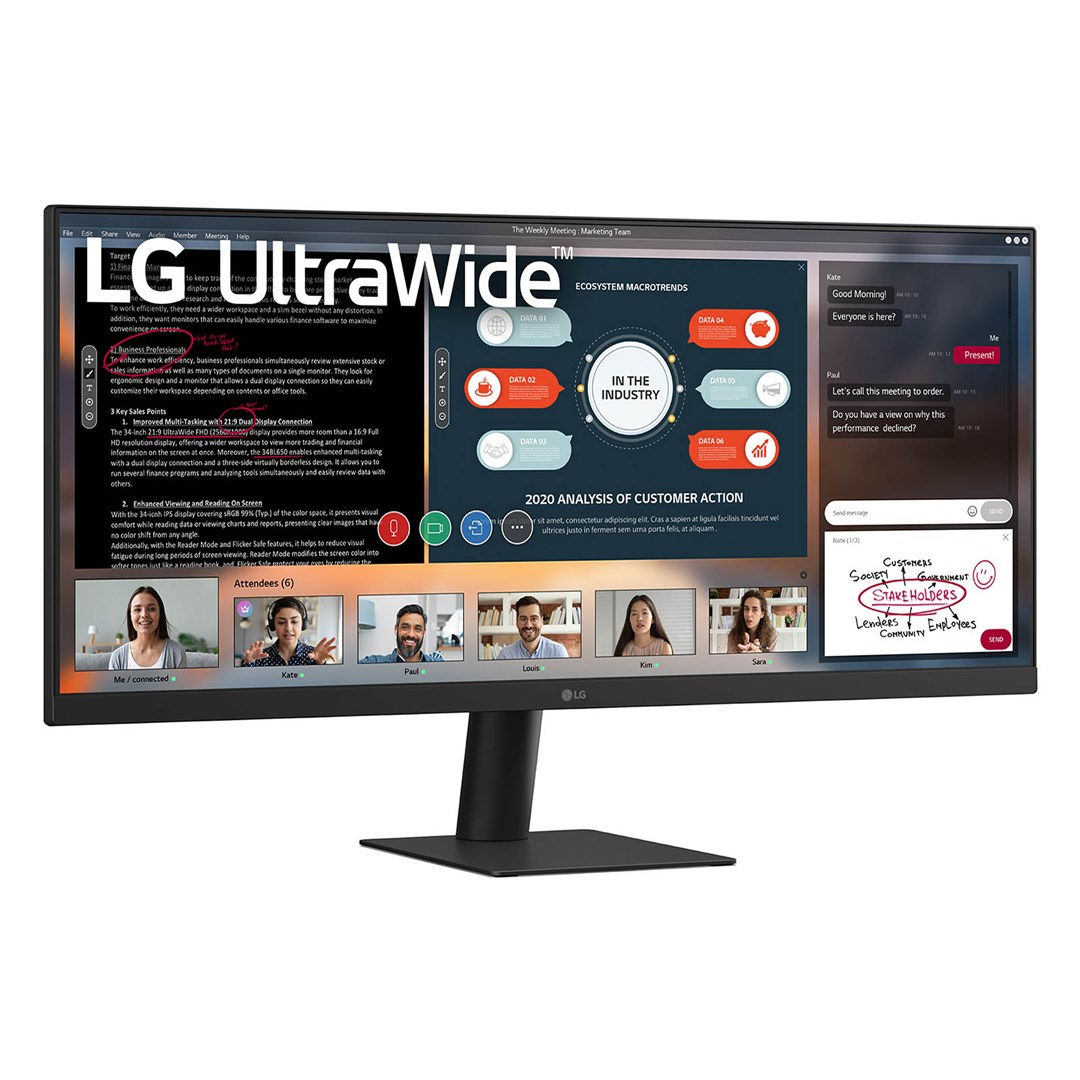 LG 29U511A-B computer monitor 73.7 cm (29") 2560 x 1080 pixels WFHD LCD Black LG 29U511A-B computer monitor 73.7 cm (29") 2560 x 1080 pixels WFHD LCD Black