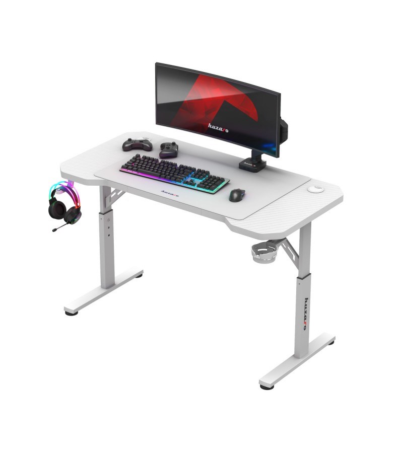 Huzaro Hero 2.6 White gaming desk Huzaro Hero 2.6 White gaming desk