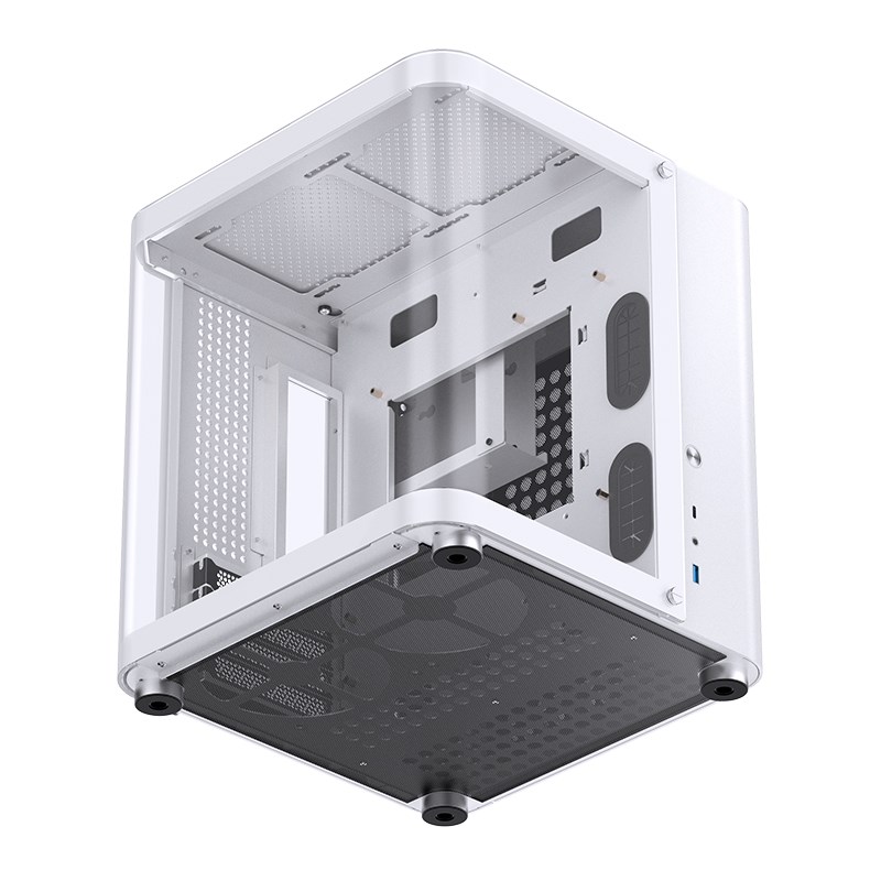 Jonsbo TK-1 2.0 Micro-ATX Case, Tempered Glass - white Jonsbo TK-1 2.0 Micro-ATX Case, Tempered Glass - white
