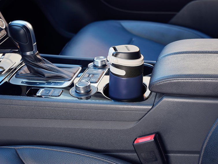 Leifheit 03247 travel mug 350 ml Black, Blue Stainless steel Leifheit 03247 travel mug 350 ml Black, Blue Stainless steel