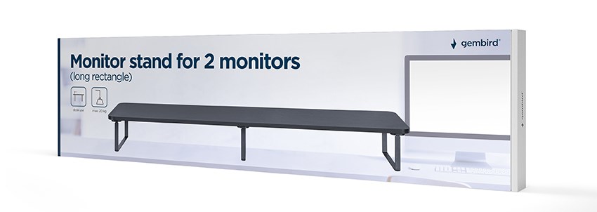 Gembird MS-TABLE2-01 monitor mount / stand Desk Black Gembird MS-TABLE2-01 monitor mount / stand Desk Black