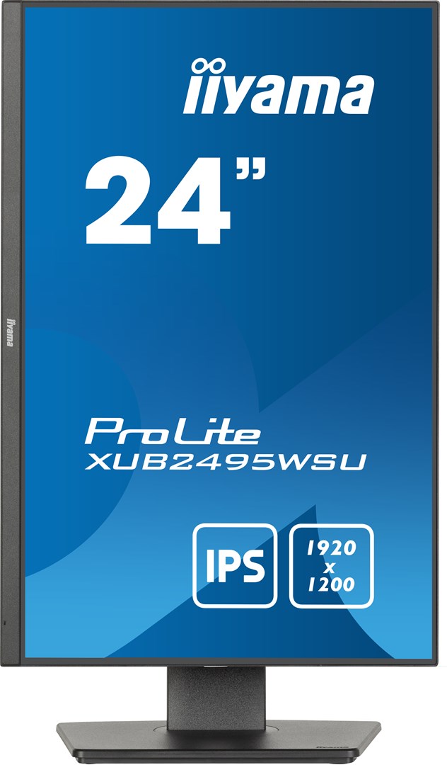 iiyama ProLite 24” 3-side borderless monitor featuring IPS (In-Plane-Switching) panel with a 16:10 aspect ratio and height-adjustable stand iiyama ProLite 24” 3-side borderless monitor featuring IPS (In-Plane-Switching) panel with a 16:10 aspect ratio and height-adjustable stand
