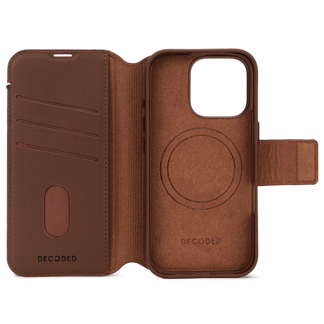 Decoded Leather Detachable Wallet mobile phone case 16 cm (6.3") Wallet case Brown Decoded Leather Detachable Wallet mobile phone case 16 cm (6.3") Wallet case Brown