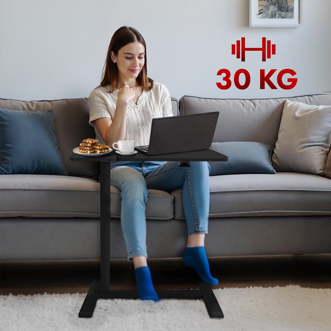 Maclean mobile desk/laptop stand, black, height adjustment 76-109cm, max. 30kg , MC-120 B Maclean mobile desk/laptop stand, black, height adjustment 76-109cm, max. 30kg , MC-120 B