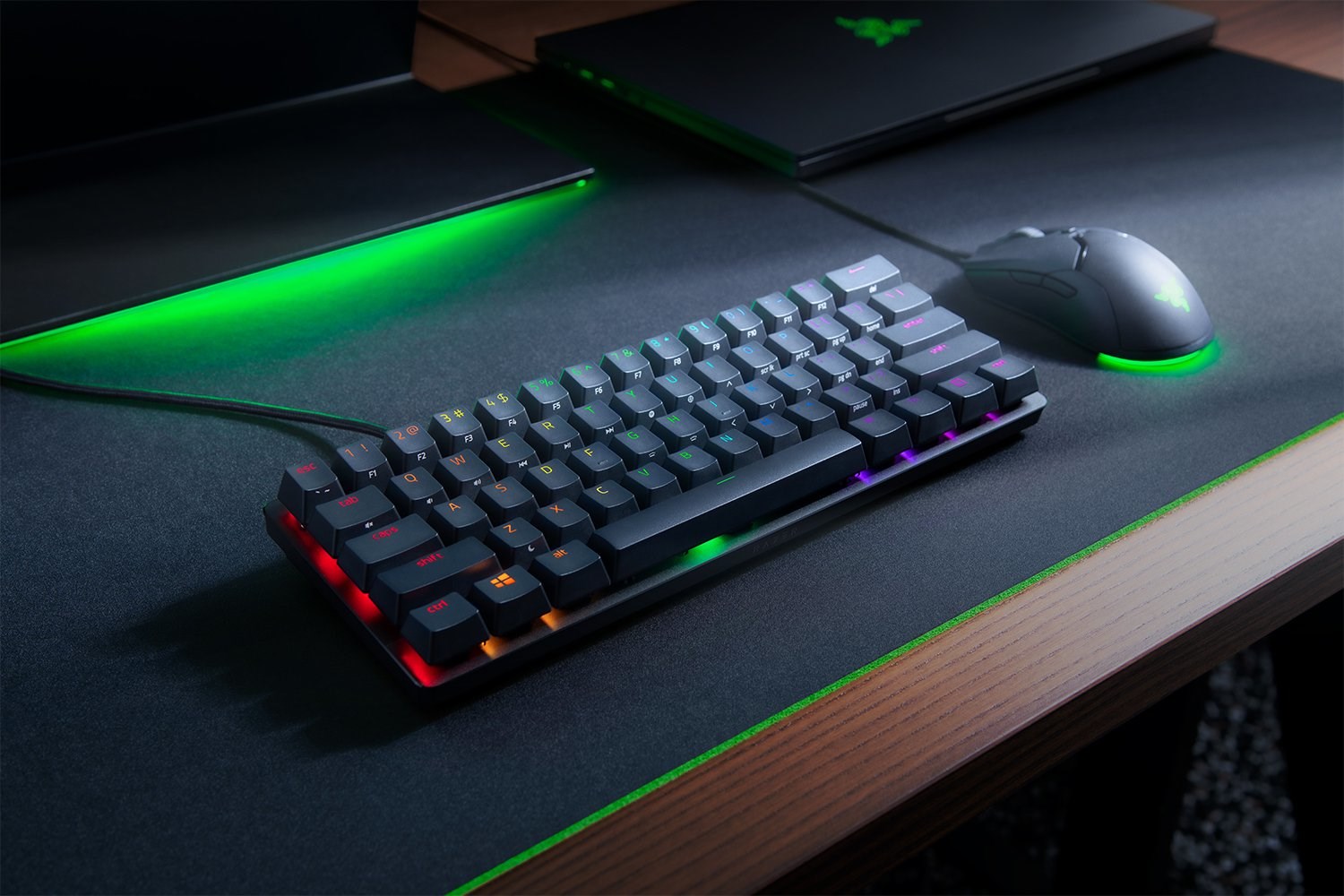 Razer Huntsman Mini 60% Gaming keyboard Opto-Mechanical Purple Switch RGB LED light NORD Wired Razer Huntsman Mini 60% Gaming keyboard Opto-Mechanical Purple Switch RGB LED light NORD Wired