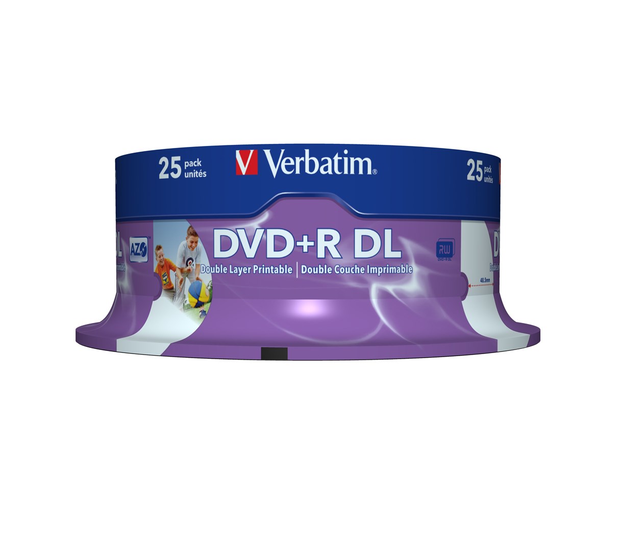 Verbatim 43667 blank DVD 8.5 GB DVD+R DL 25 pc(s) Verbatim 43667 blank DVD 8.5 GB DVD+R DL 25 pc(s)