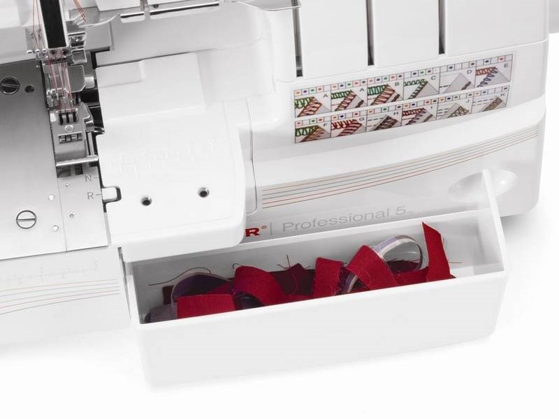 Overlock Singer 14T968 sewing machine, electric current, white Overlock Singer 14T968 sewing machine, electric current, white