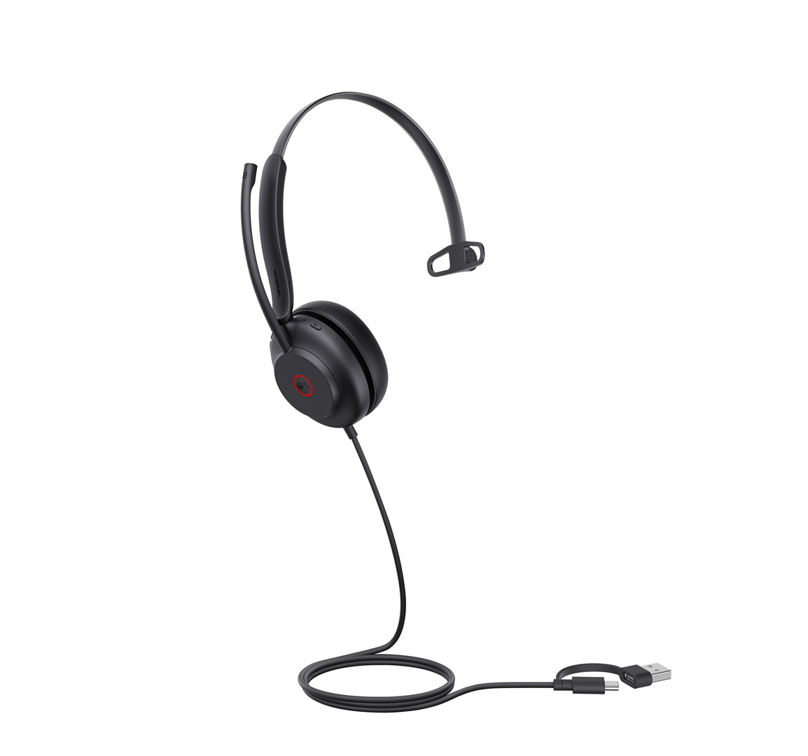 Yealink UH35 Mono Teams USB-C/A Headset Yealink UH35 Mono Teams USB-C/A Headset