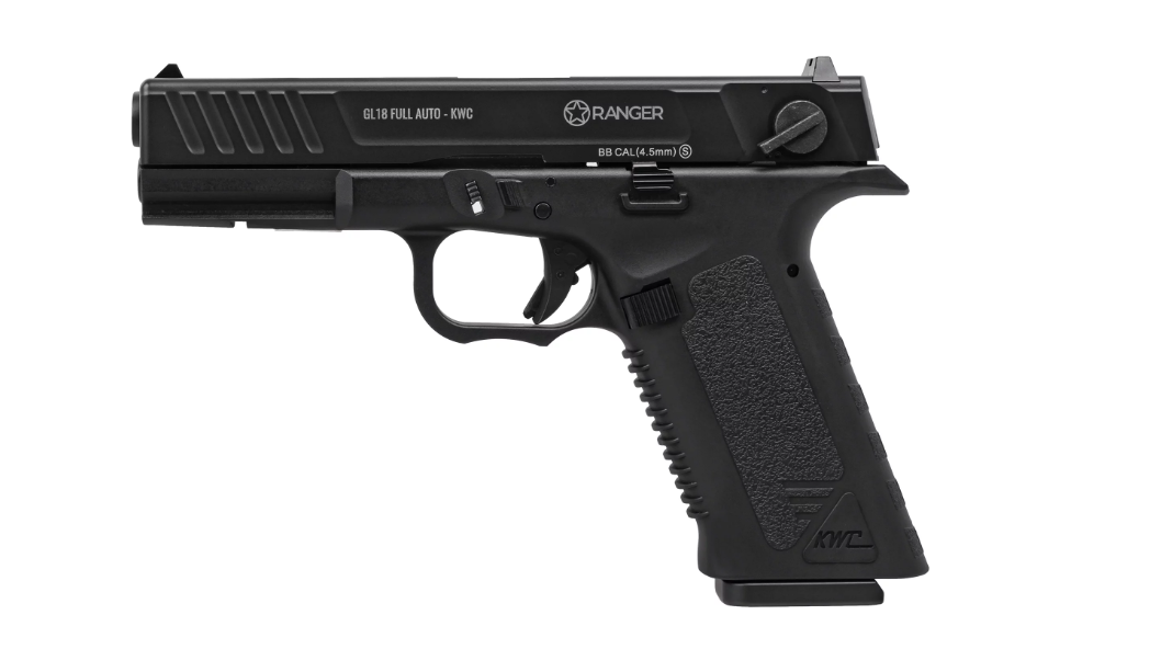 Air rifle pistol Ranger GL18 Full Auto Blowback Kal.4.5 BBS 18-shots KWC Air rifle pistol Ranger GL18 Full Auto Blowback Kal.4.5 BBS 18-shots KWC