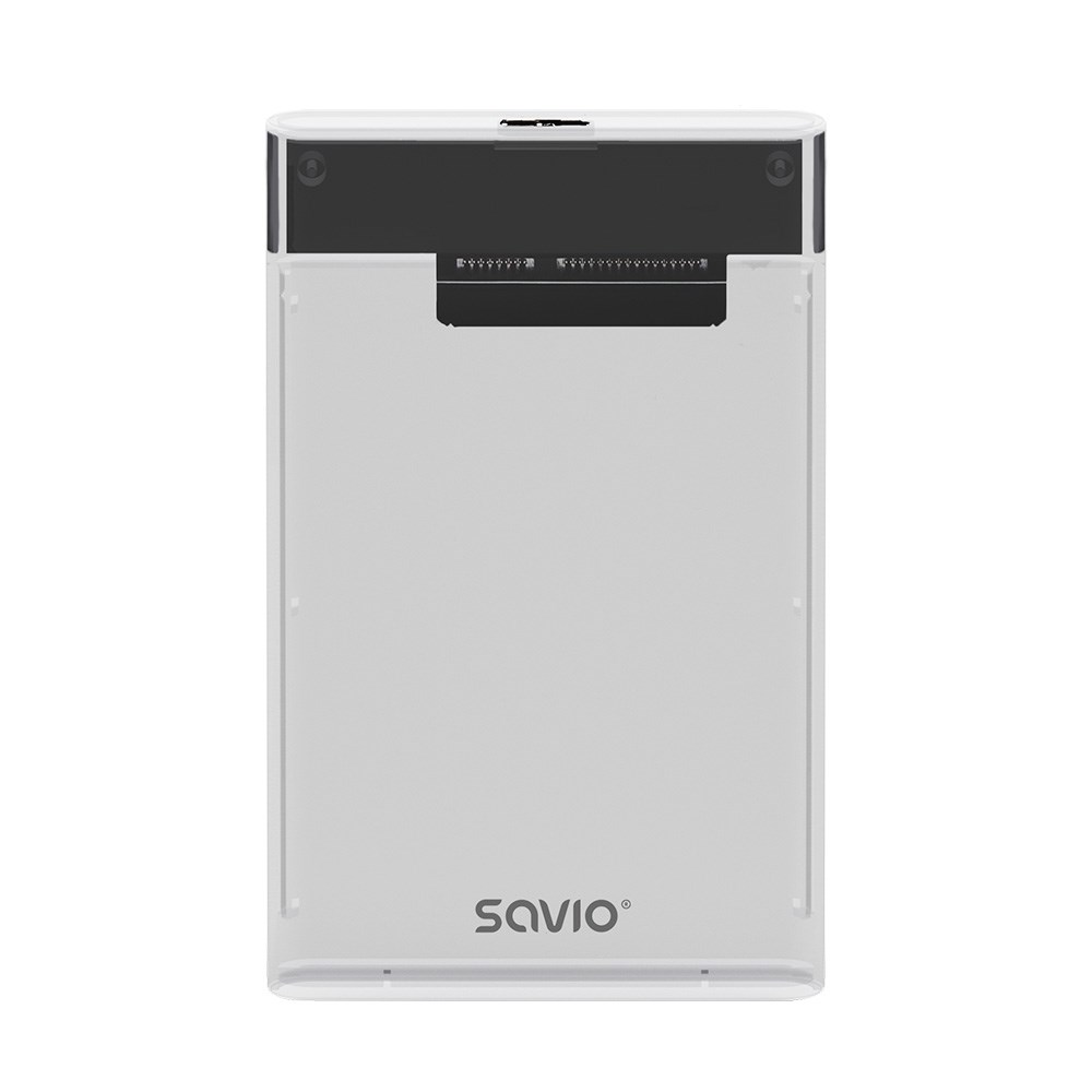 Savio 2.5" External HDD/SSD enclosure, USB 3.0, transparent, AK-66 Savio 2.5" External HDD/SSD enclosure, USB 3.0, transparent, AK-66