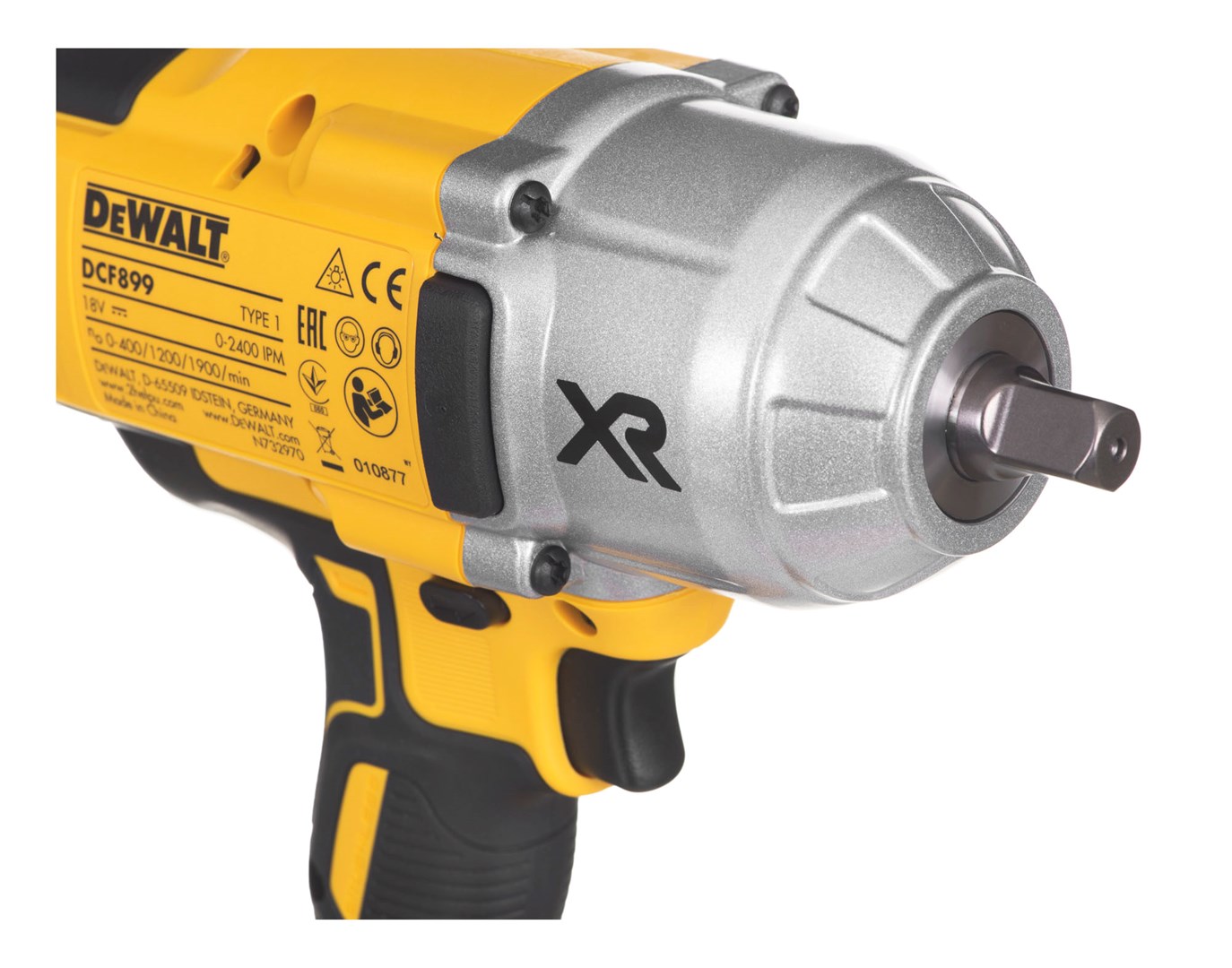 DeWALT DCF899N-XJ power wrench Black,Yellow 1900 RPM DeWALT DCF899N-XJ power wrench Black,Yellow 1900 RPM