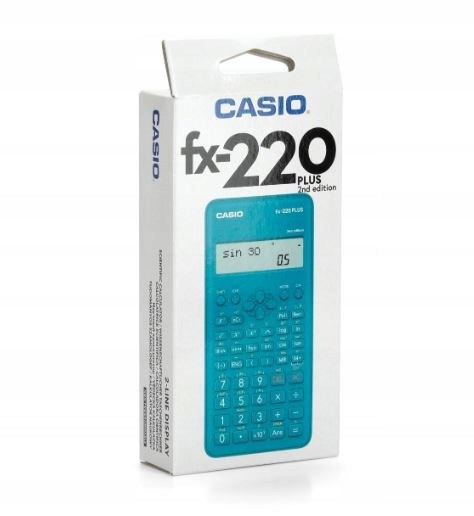 CASIO CALCULATOR SCIENTIFIC FX-220PLUS-2 BLUE, 12 DIGIT DISPLAY CASIO CALCULATOR SCIENTIFIC FX-220PLUS-2 BLUE, 12 DIGIT DISPLAY