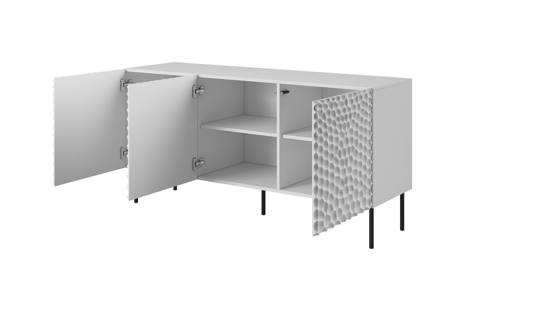 HOLE chest 152x42,5x74,5 cm white matt HOLE chest 152x42,5x74,5 cm white matt