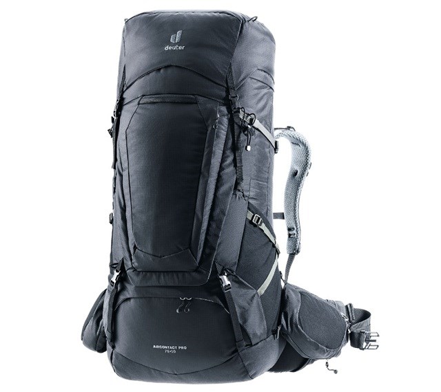 Deuter Aircontact Pro 75+10 Hiking backpack Black Deuter Aircontact Pro 75+10 Hiking backpack Black