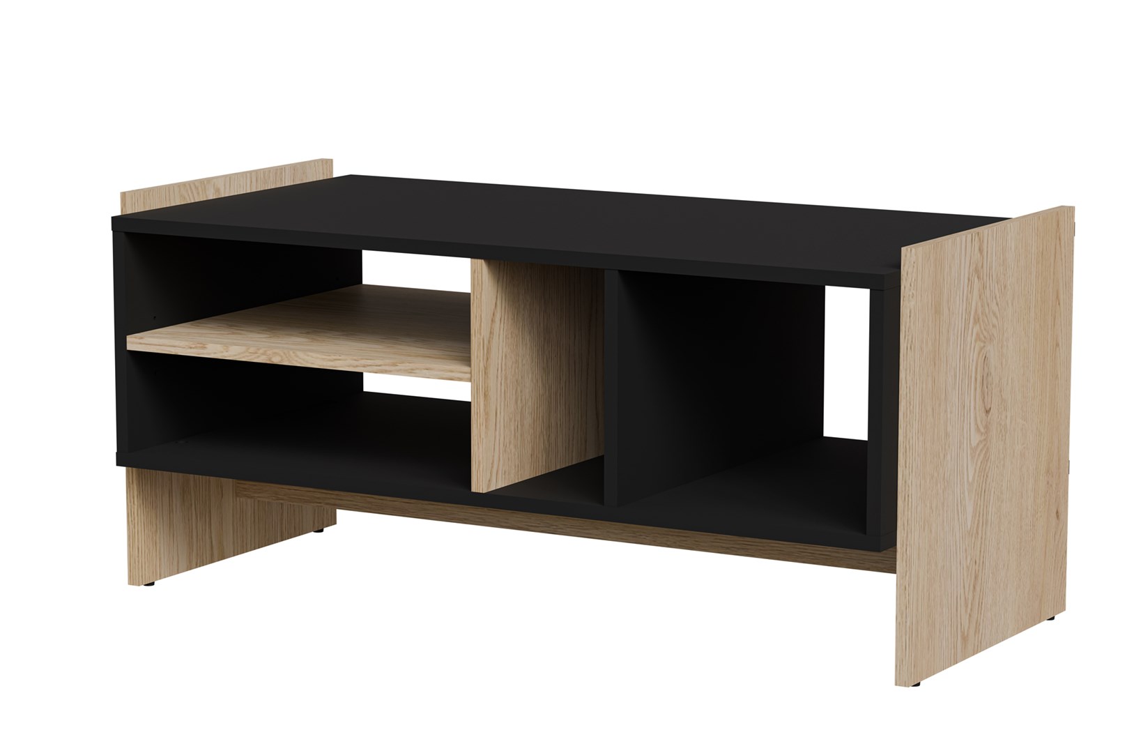 Cama PORTO bench/table 100x50x46 oak/black Cama PORTO bench/table 100x50x46 oak/black