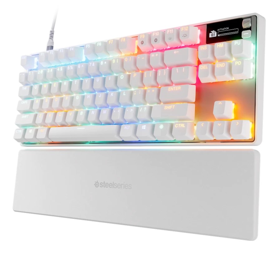 Steelseries APEX PRO TKL GEN 3 keyboard Gaming USB US English White Steelseries APEX PRO TKL GEN 3 keyboard Gaming USB US English White