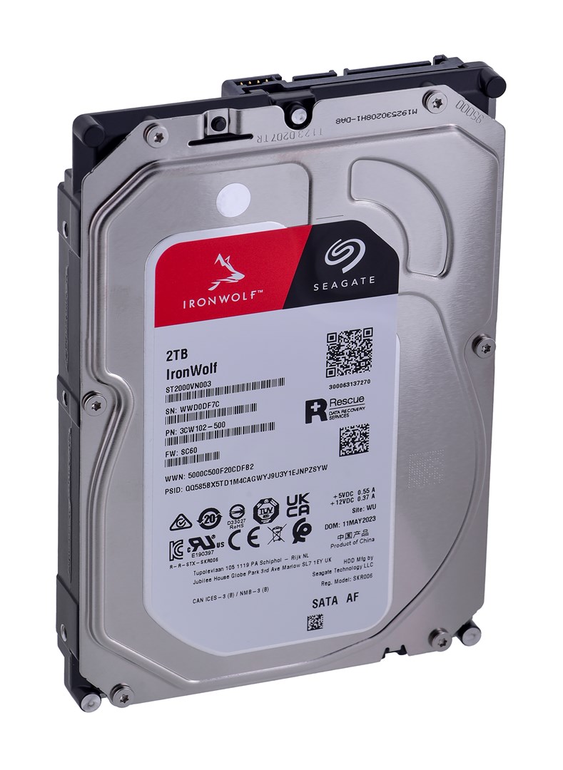 Seagate IronWolf internal hard drive 2 TB 256 MB 3.5" Serial ATA III (ST2000VN003) Seagate IronWolf internal hard drive 2 TB 256 MB 3.5" Serial ATA III (ST2000VN003)