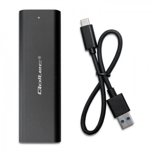 Qoltec 50311 storage drive enclosure SSD enclosure Black M.2 Qoltec 50311 storage drive enclosure SSD enclosure Black M.2