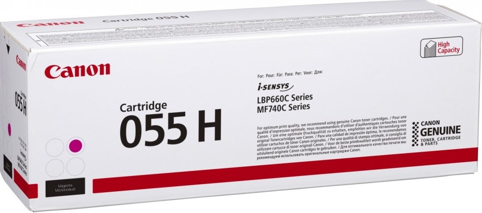 Canon 055H toner cartridge 1 pc(s) Original Magenta Canon 055H toner cartridge 1 pc(s) Original Magenta