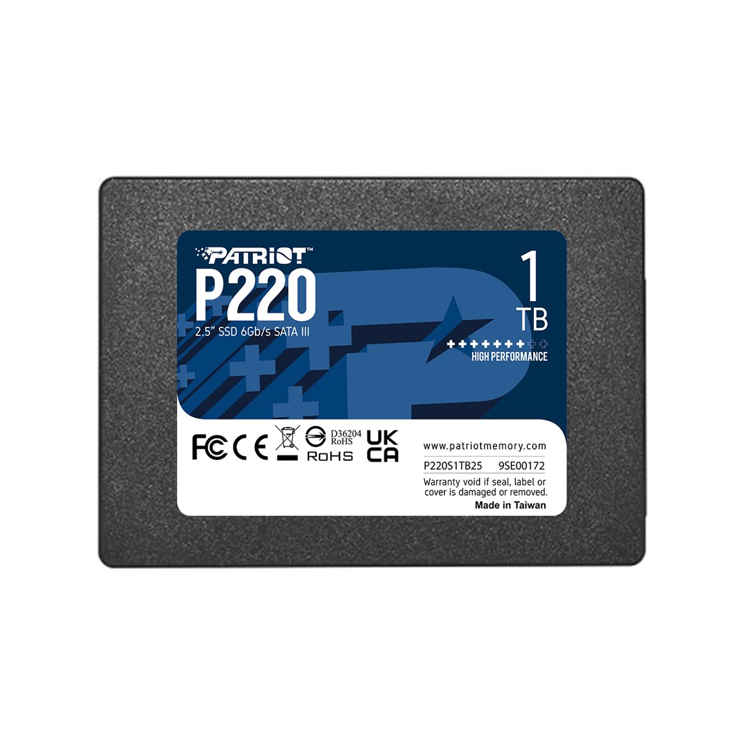 Patriot Memory P220 1TB 2.5" 1000 GB Serial ATA III Patriot Memory P220 1TB 2.5" 1000 GB Serial ATA III