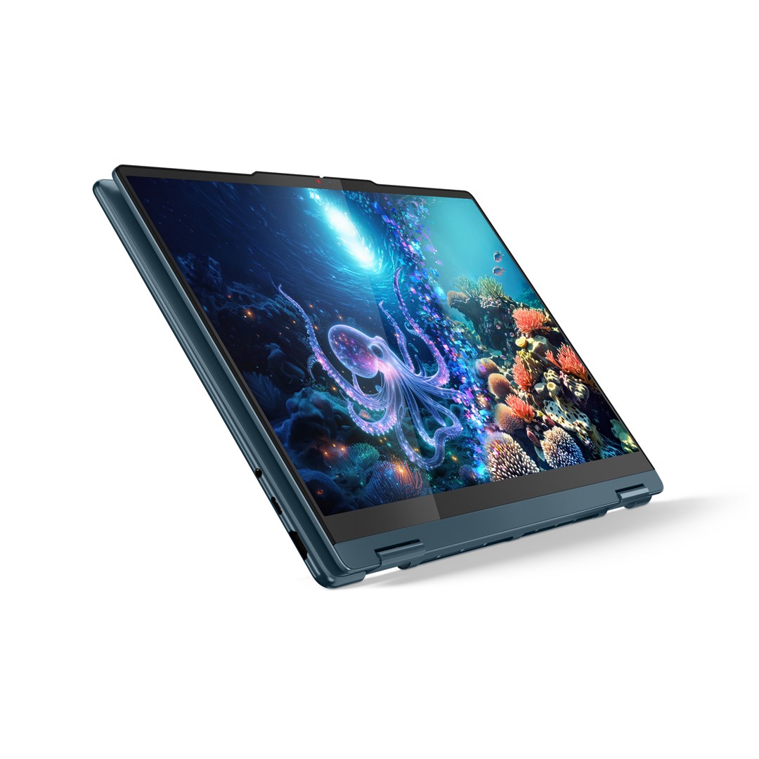 Lenovo Yoga 7 2-in-1 14AKP10 Copilot+ PC AMD Ryzen AI 5 340 Hybrid (2-in-1) 35.6 cm (14") Touchscreen WUXGA 16 GB LPDDR5x-SDRAM 512 GB SSD Wi-Fi 7 (802.11be) Windows 11 Home Teal Lenovo Yoga 7 2-in-1 14AKP10 Copilot+ PC AMD Ryzen AI 5 340 Hybrid (2-in-1) 35.6 cm (14") Touchscreen WUXGA 16 GB LPDDR5x-SDRAM 512 GB SSD Wi-Fi 7 (802.11be) Windows 11 Home Teal
