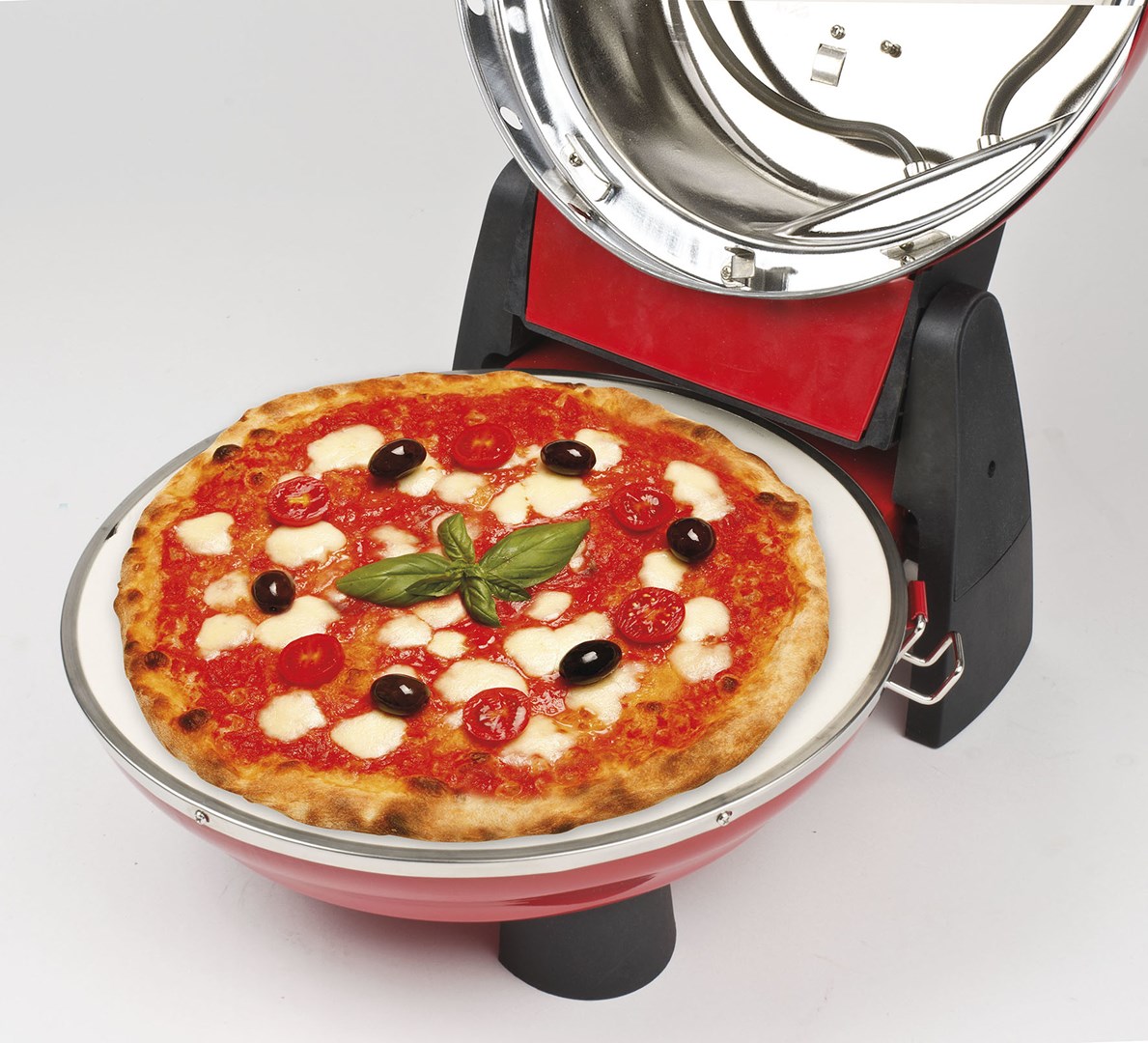 G3 Ferrari Pizzeria Snack Napoletana pizza maker/oven 1 pizza(s) 1200 W Black, Red G3 Ferrari Pizzeria Snack Napoletana pizza maker/oven 1 pizza(s) 1200 W Black, Red