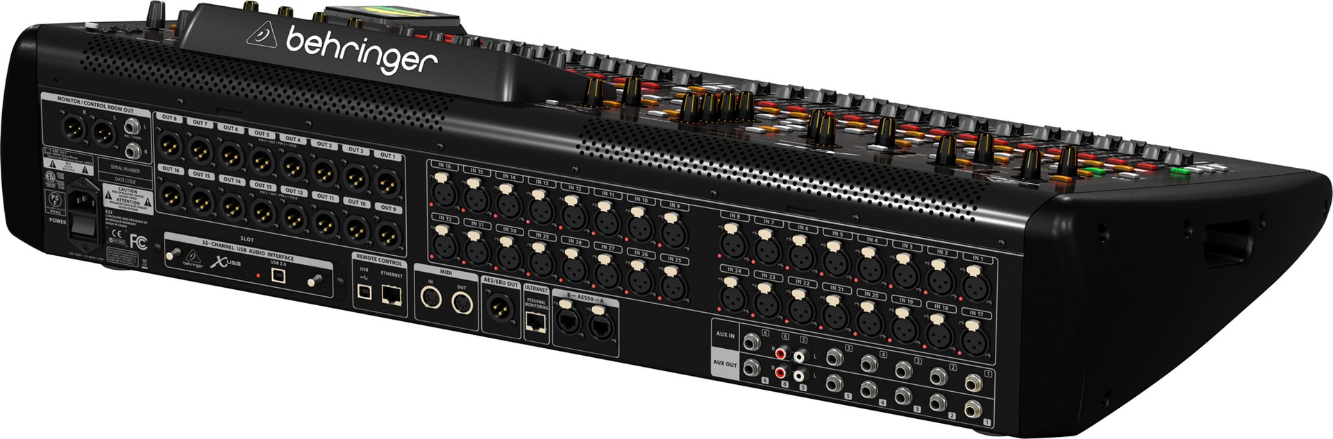 Behringer X32 audio mixer 40 channels 10 - 22000 Hz Black Behringer X32 audio mixer 40 channels 10 - 22000 Hz Black