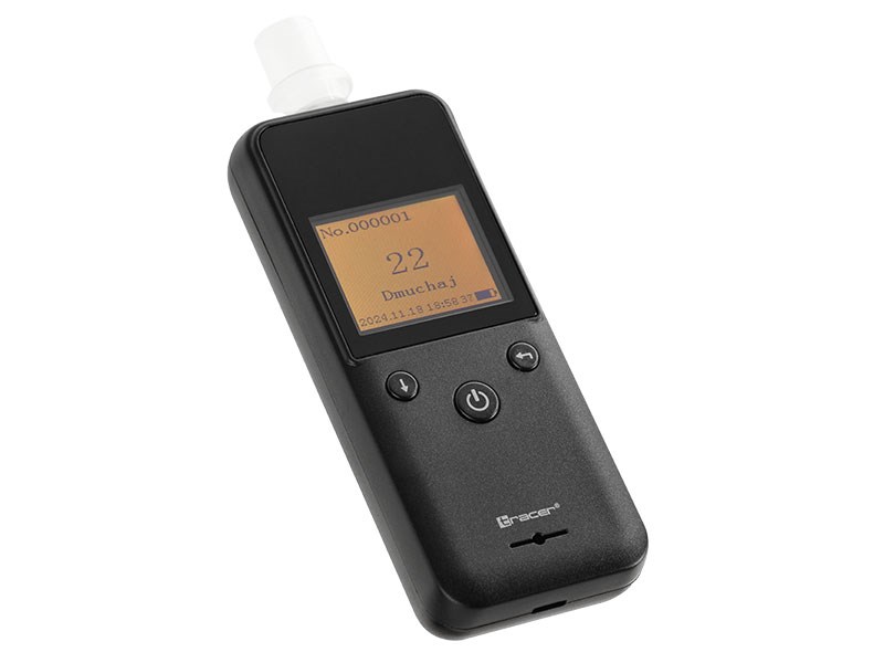 Tracer BreathEZ-2B Semiconductor Breathalyser, Black Tracer BreathEZ-2B Semiconductor Breathalyser, Black