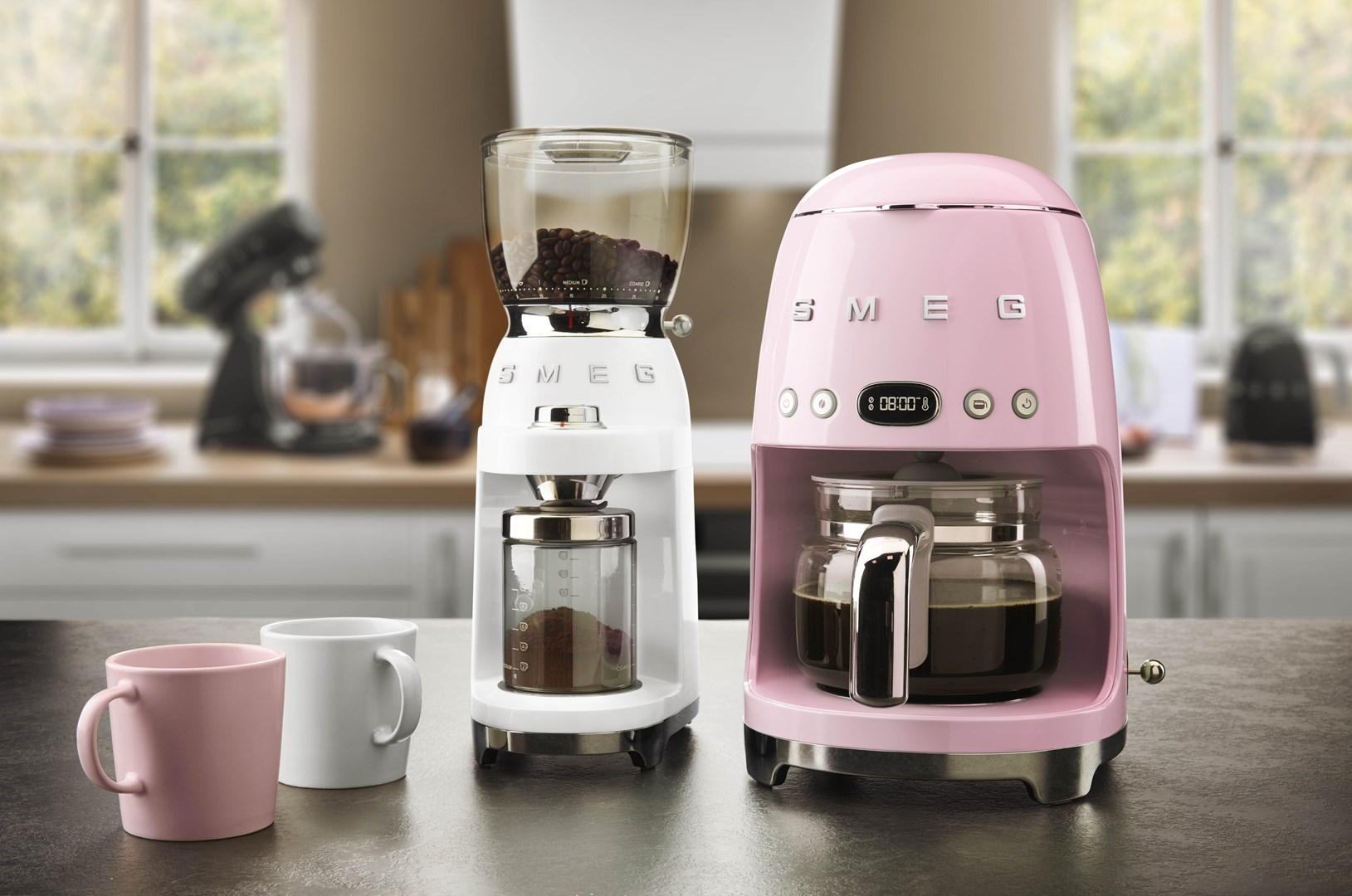 Smeg 50's Style Drip Filter Coffee Machine DCF02PKEU Pink Smeg 50's Style Drip Filter Coffee Machine DCF02PKEU Pink