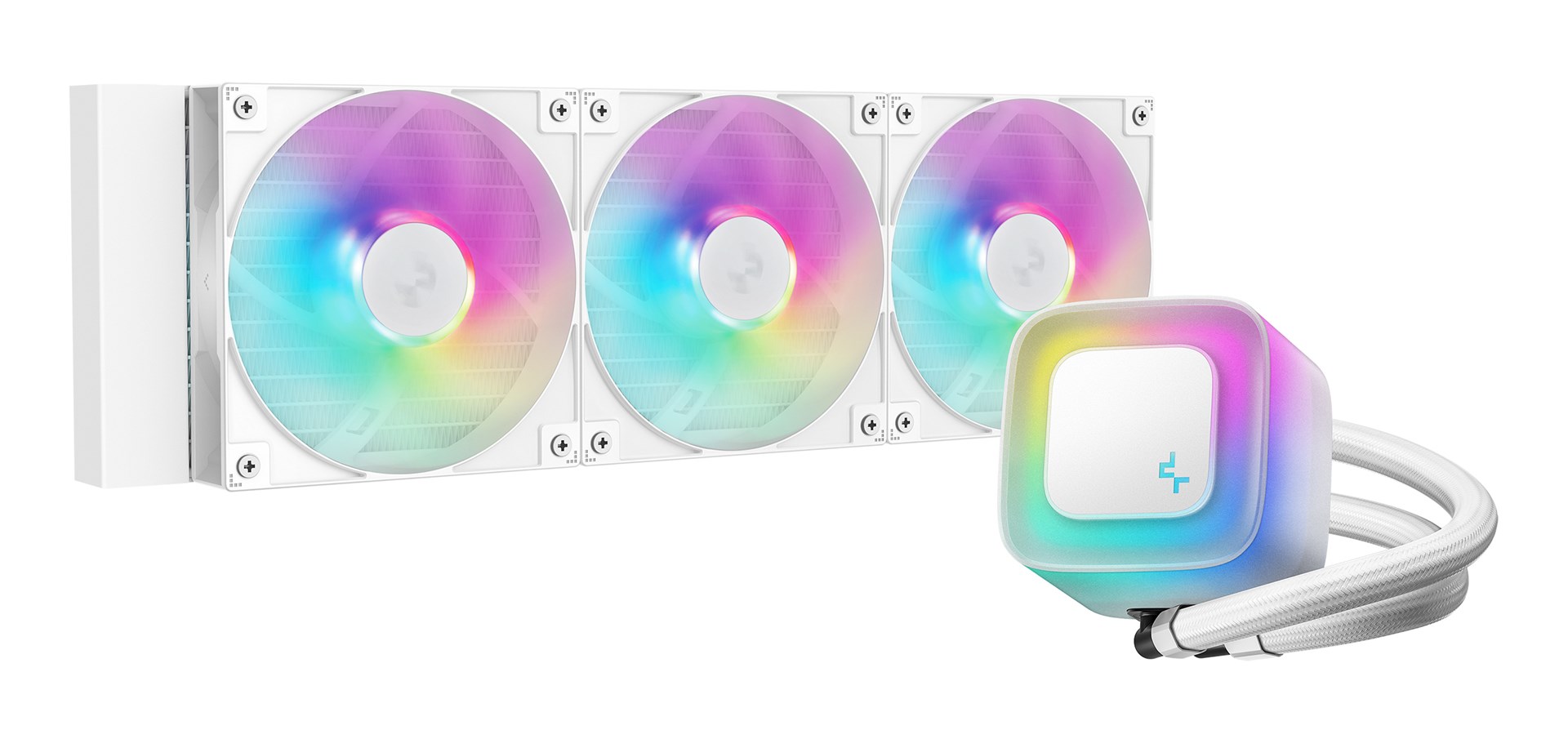 DeepCool LE360 WH V2 Processor All-in-one liquid cooler 12 cm White 1 pc(s) DeepCool LE360 WH V2 Processor All-in-one liquid cooler 12 cm White 1 pc(s)