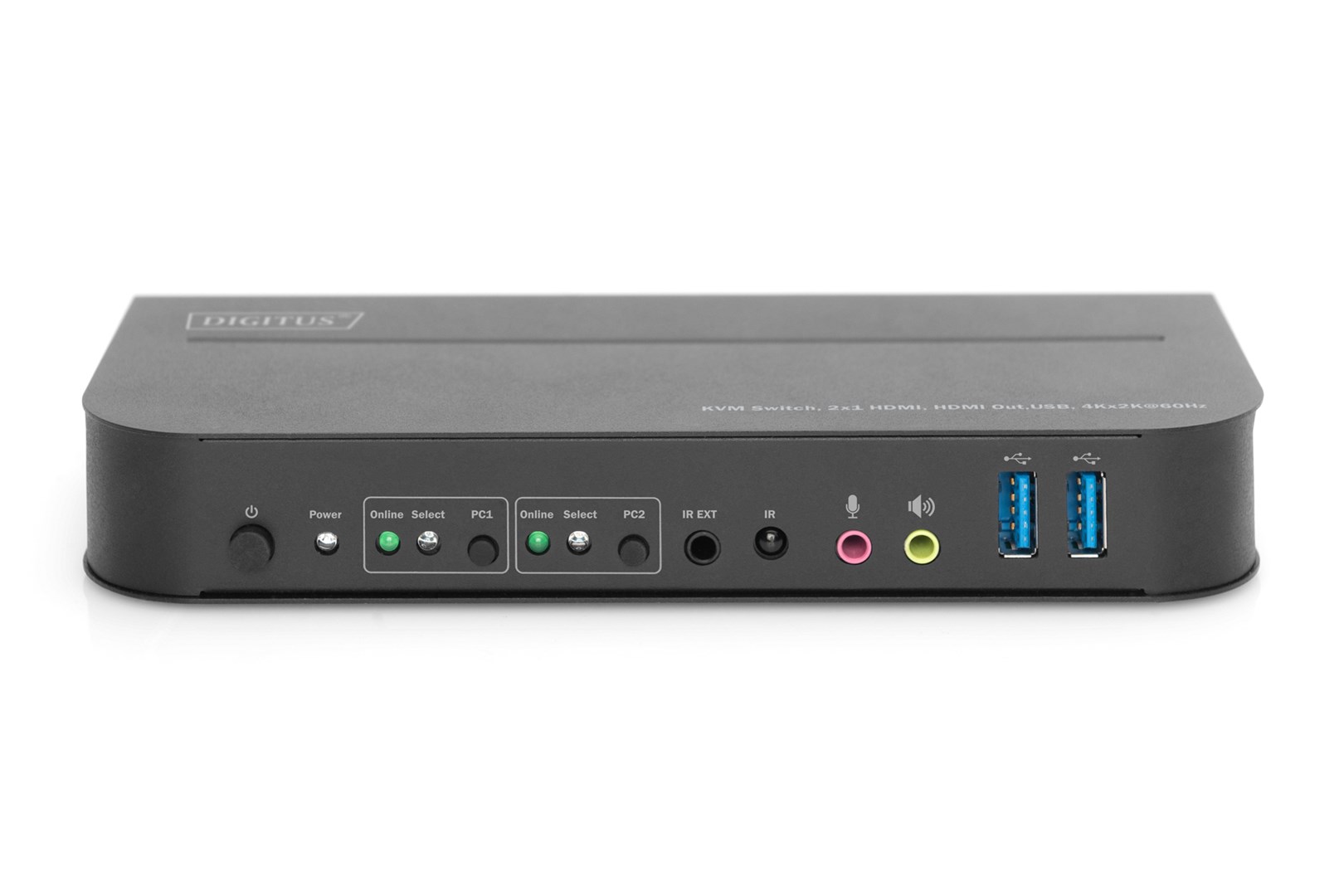 Digitus KVM Switch, 2x1 HDMI, HDMI Out,USB, 4Kx2K@60Hz Digitus KVM Switch, 2x1 HDMI, HDMI Out,USB, 4Kx2K@60Hz