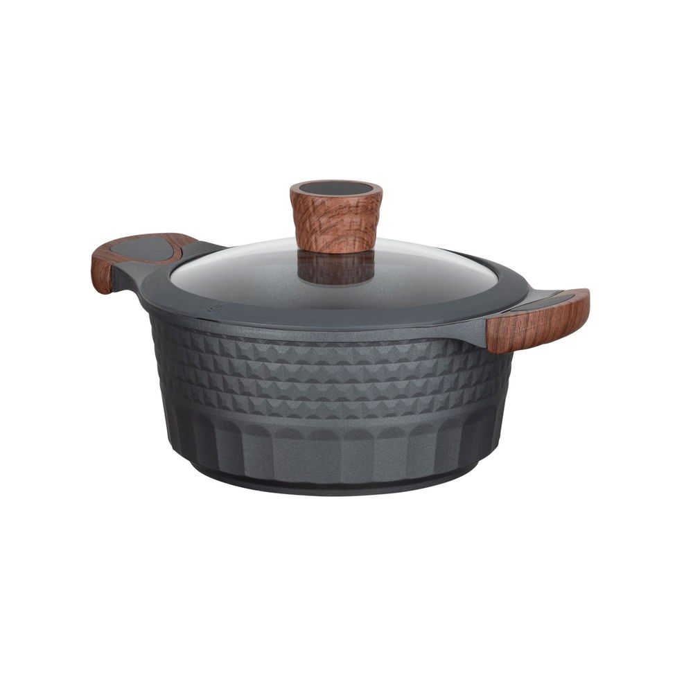 Resto Kitchenware Capella 2.6 L Round Black, Wood Resto Kitchenware Capella 2.6 L Round Black, Wood