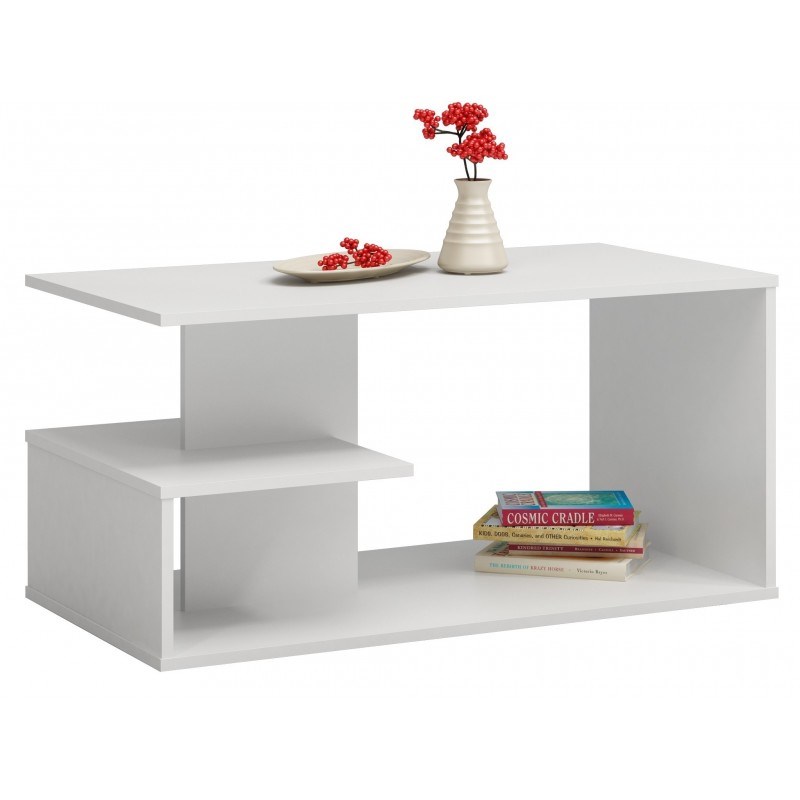 Topeshop ŁAWA DALLAS BIEL coffee/side/end table Coffee table Free-form shape 1 leg(s) Topeshop ŁAWA DALLAS BIEL coffee/side/end table Coffee table Free-form shape 1 leg(s)
