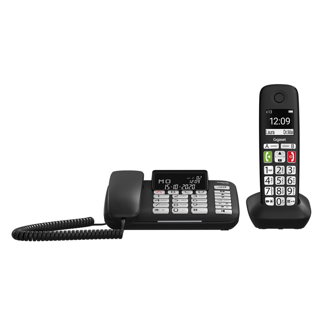 Gigaset DL780 Plus Analog/DECT telephone Caller ID Black Gigaset DL780 Plus Analog/DECT telephone Caller ID Black