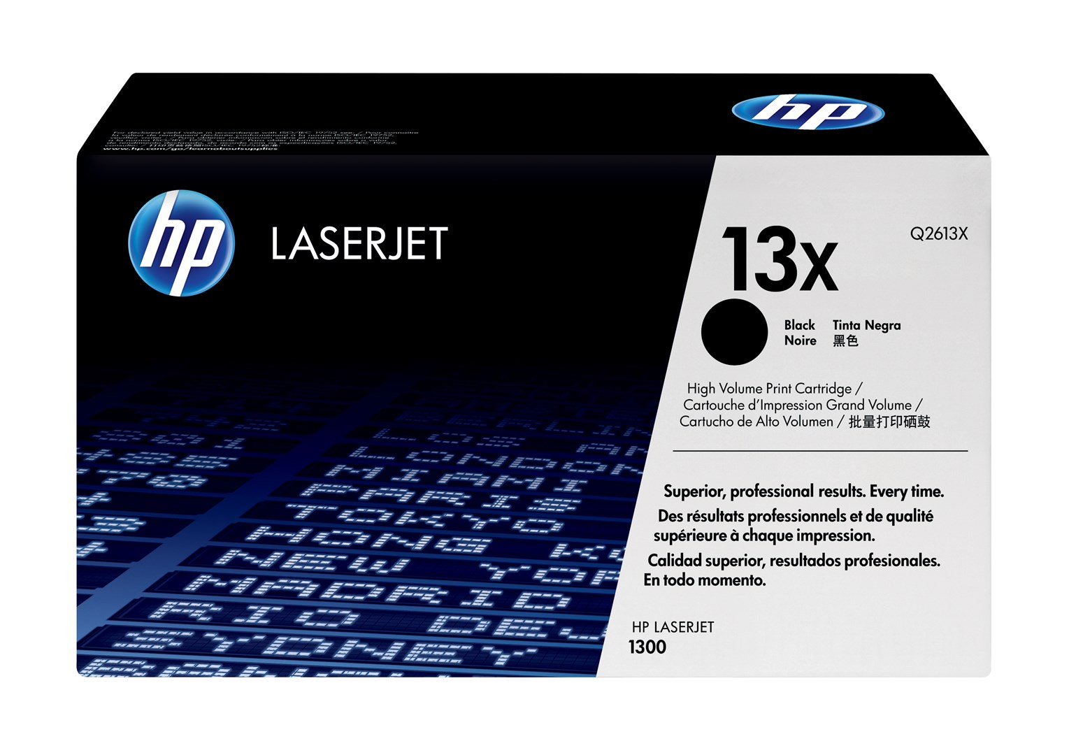 HP 13X High Yield Black Original LaserJet Toner Cartridge HP 13X High Yield Black Original LaserJet Toner Cartridge