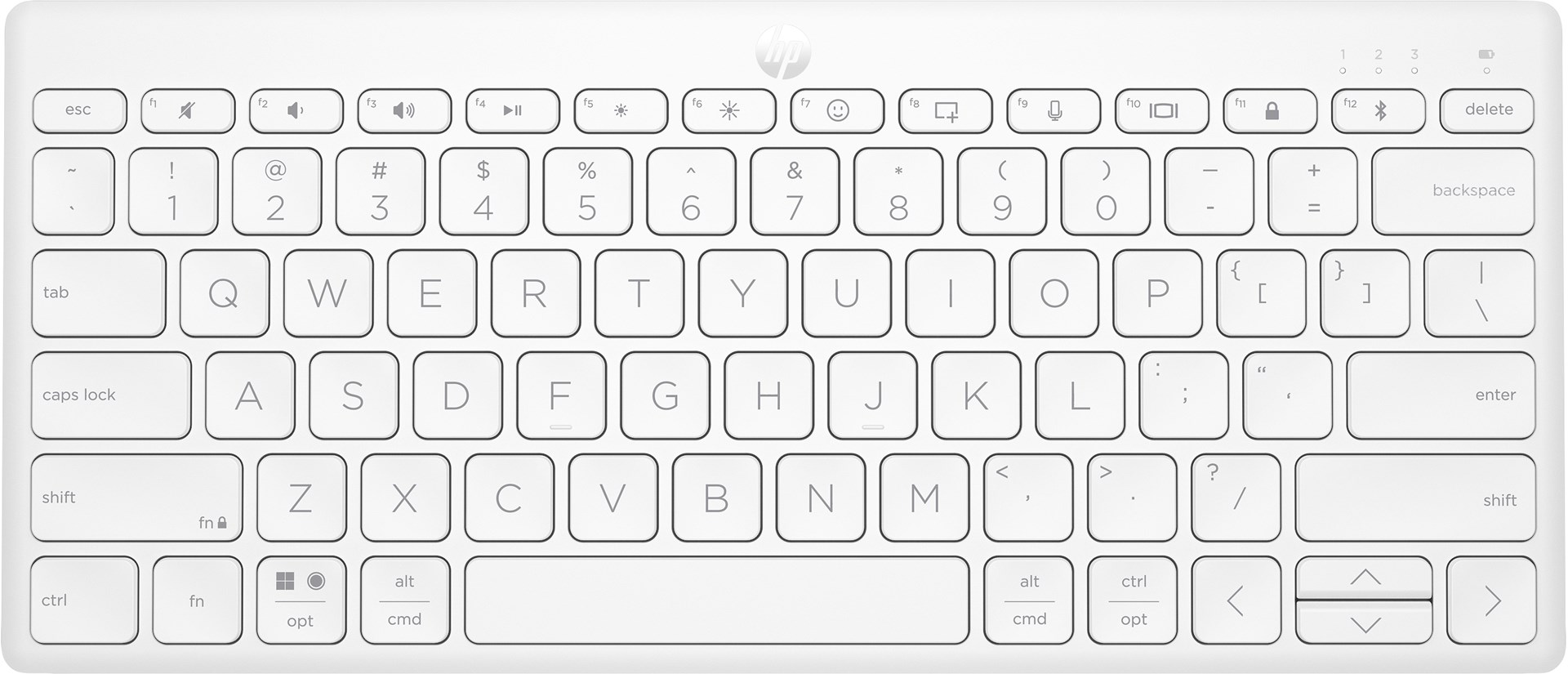 HP 350 Compact Multi-Device Bluetooth Keyboard HP 350 Compact Multi-Device Bluetooth Keyboard