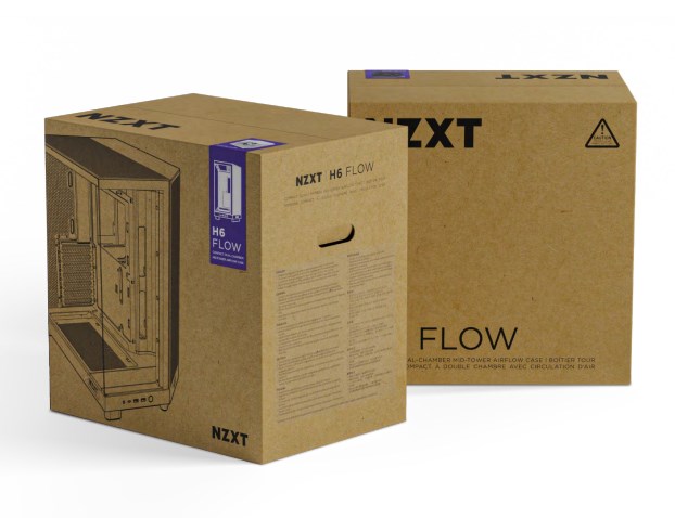 NZXT H6 Flow Midi-Tower - Black NZXT H6 Flow Midi-Tower - Black