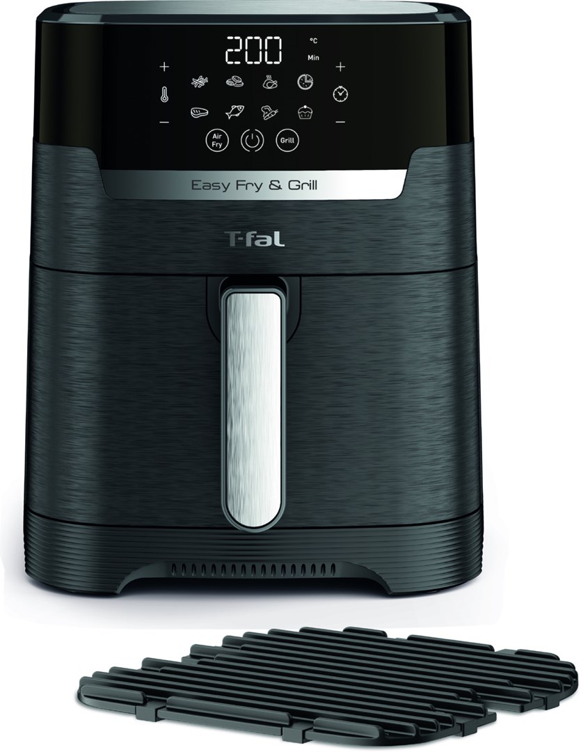 Tefal Easy Fry & Grill EY5058 Single 4.2 L Stand-alone 1550 W Hot air fryer Black Tefal Easy Fry & Grill EY5058 Single 4.2 L Stand-alone 1550 W Hot air fryer Black