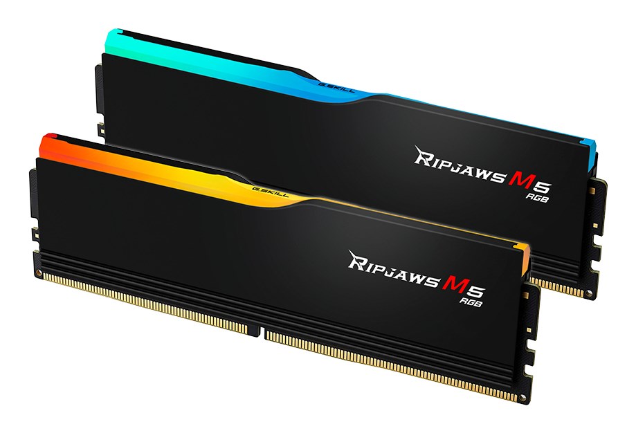 G.Skill Ripjaws M5 RGB F5-6000J3238F16GX2-RM5RK memory module 32 GB 2 x 16 GB DDR5 6000 MHz G.Skill Ripjaws M5 RGB F5-6000J3238F16GX2-RM5RK memory module 32 GB 2 x 16 GB DDR5 6000 MHz