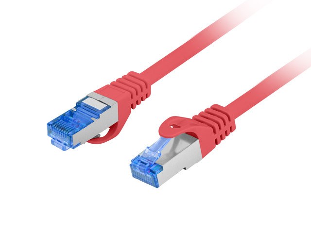 LANBERG PATCHCORD S/FTP CAT.6A 0.5M RED LSZH LANBERG PATCHCORD S/FTP CAT.6A 0.5M RED LSZH