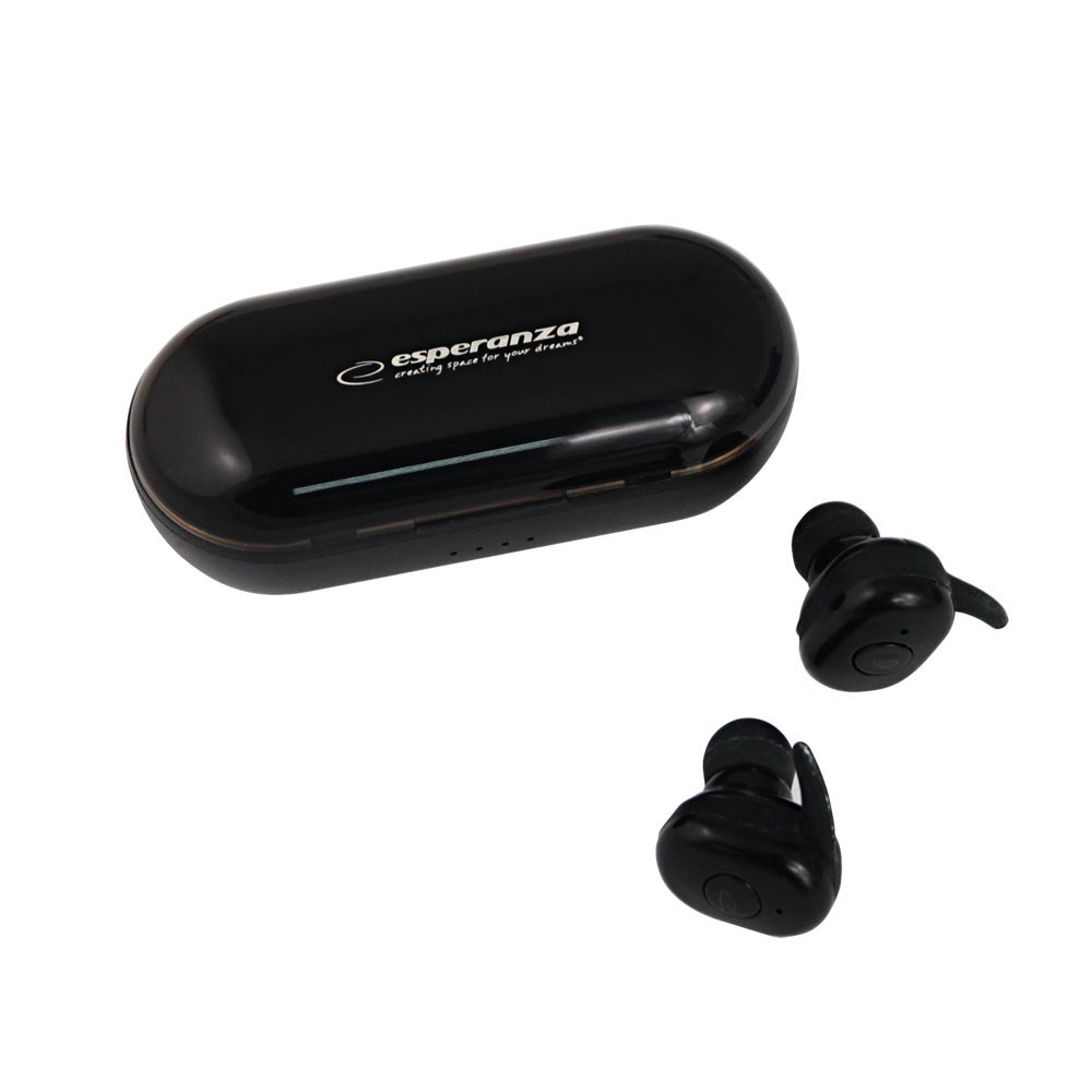 Esperanza TWS CARDERA Headphones Wireless In-ear Calls/Music Bluetooth Black Esperanza TWS CARDERA Headphones Wireless In-ear Calls/Music Bluetooth Black