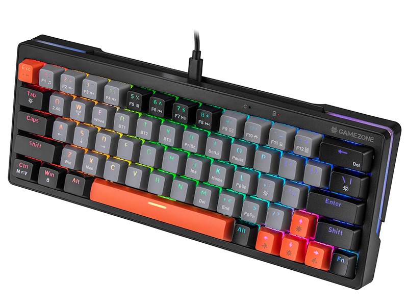 Mechanical keyboard Tracer GAMEZONE EVO1 HOT SWAP 63 (Grey) TRAKLA47297 Mechanical keyboard Tracer GAMEZONE EVO1 HOT SWAP 63 (Grey) TRAKLA47297