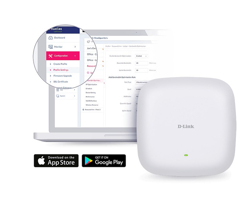 D-Link AX3600 Wi-Fi 6 Dual-Band PoE Access Point D-Link AX3600 Wi-Fi 6 Dual-Band PoE Access Point