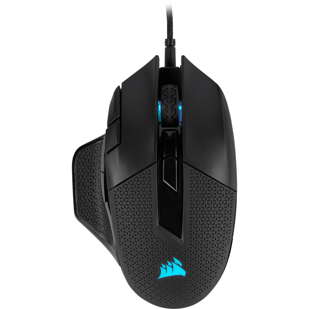Corsair Nightsword RGB mouse Right-hand USB Type-A Optical 18000 DPI Corsair Nightsword RGB mouse Right-hand USB Type-A Optical 18000 DPI