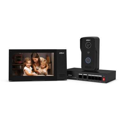 Dahua Technology DHI-VTO2111D-P-S3 video intercom system 2 MP 17.8 cm (7") Black Dahua Technology DHI-VTO2111D-P-S3 video intercom system 2 MP 17.8 cm (7") Black